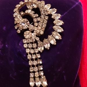 Vintage Rhinestone Brooch